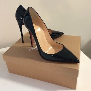 Christian Louboutin “So Kate” patent leather pumps